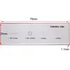 926 0.01mm Microscope Slides Reticle Calibrating Slide Ruler Cross Microscope Calibration Ruler Stage Micrometer 5