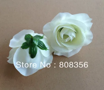 

New Arrivals 100pcs Artificial Camellia Fabric Rose Peony Flower Heads Dia. 7--8cm