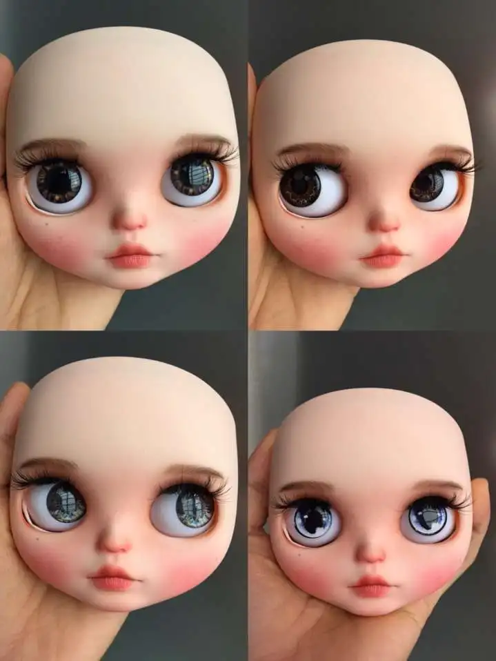Кастомизация кукла Обнаженная blyth кукла, лицевая тарелка 201903 - Цвет: only face plate 2