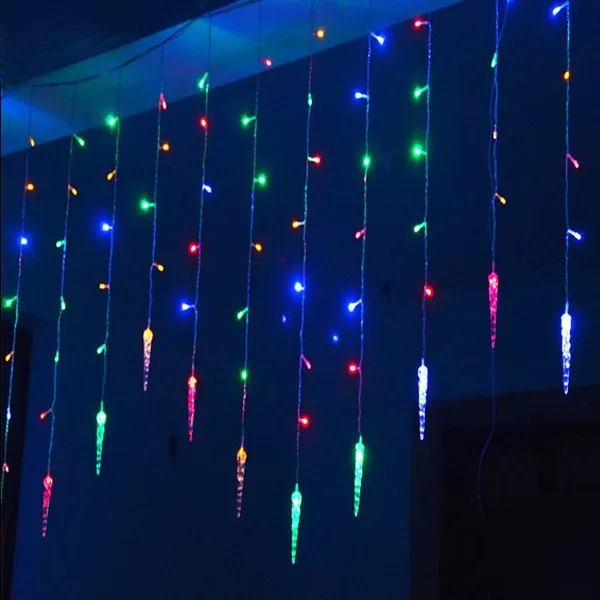 

Icicle LED String Curtain Lights 3.5M 96LEDs Holiday Xmas Wedding Decor