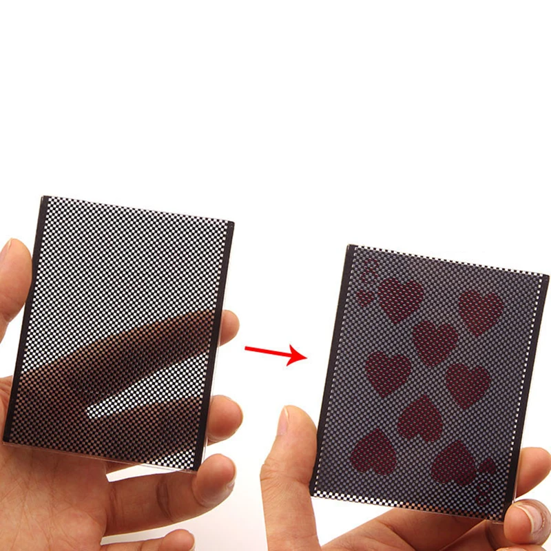 

Funny 8.9*7CM Magic Trick Props Poker Card Fun Party Stage Close Up Magic Tricks Toy