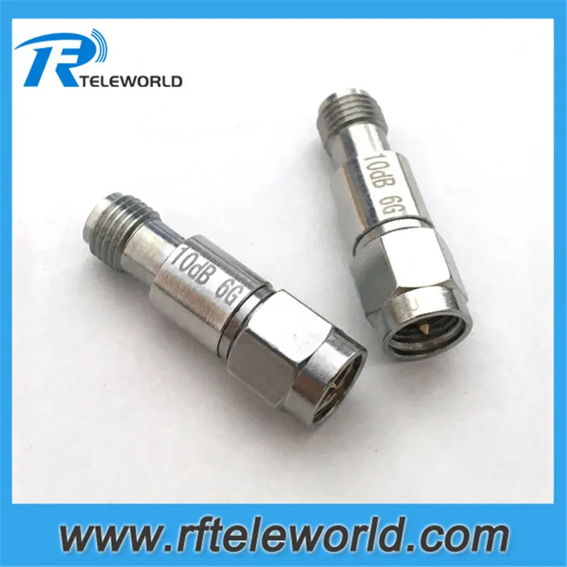 

2W SMA Attenuator 6GHz 50ohm,1db.2db.3db.5db.6db.10db.15db.20db.25db.30db SMA fixed attenuator