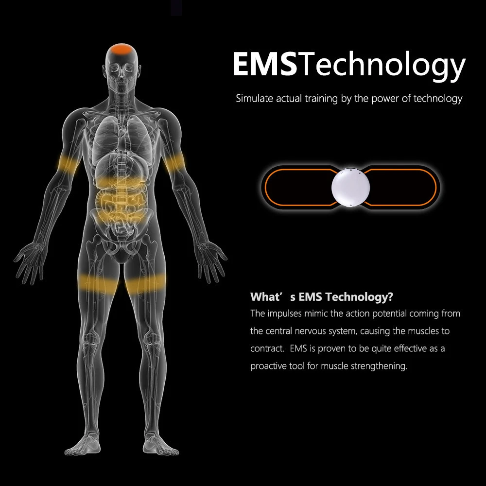 VONMIE EMS Fitness Electro Estimulador Muscular S4B02 пульты Вибрационные Для Похудения ABS тренажер