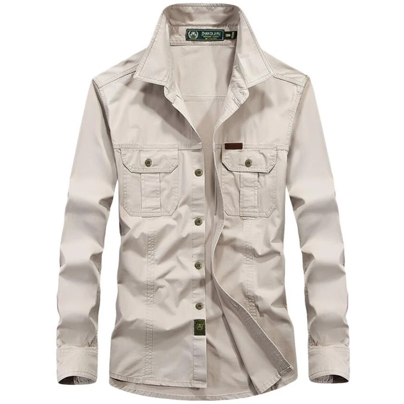 2019-New-Military-Shirt-Men-casual-Long-Sleeve-Shirts-Mens-Solid-Color-Spring-Autumn-Outwear-Streetwear (5)
