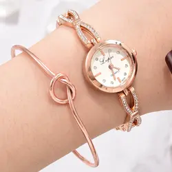 Бренд lvpai женские часы с браслетом и браслет Роскошные полый браслет кварцевые часы женские наручные 2019 Новый