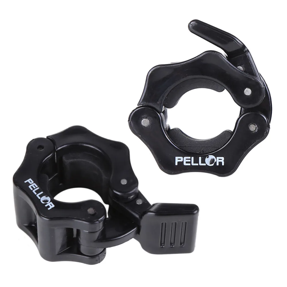 Pellor Barbell Locking Collars 1 Inch Snaps Locking Jaw 1 Pair fit bars