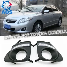 2PCs/set Super Bright LED DRL waterproof Daylight Daytime Running lights For Toyota Corolla 2010 2011 2012 2013