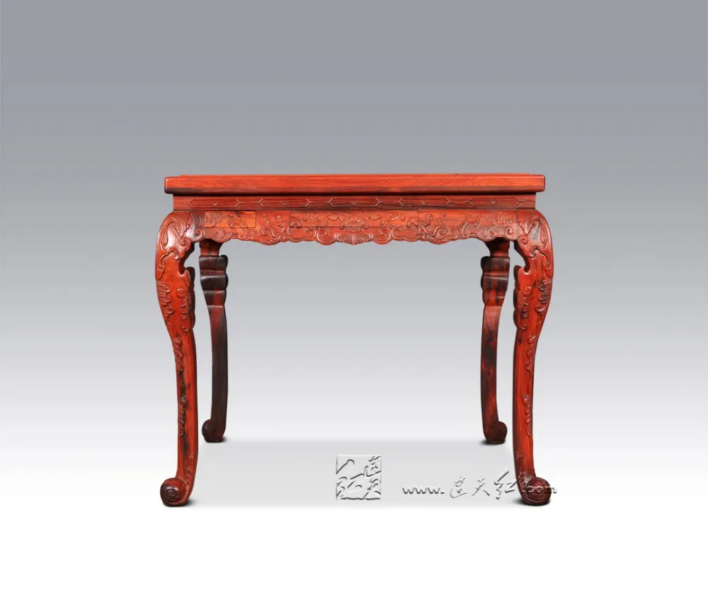 Mahjong Table with dual purpose Dining&leisure Living Room Square Desk 4 peoples Burma Rosewood Chinese Classical Wood Furniture