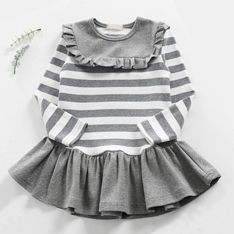 girls autumn dress kids dresses for girls long sleeve baby girl fall
