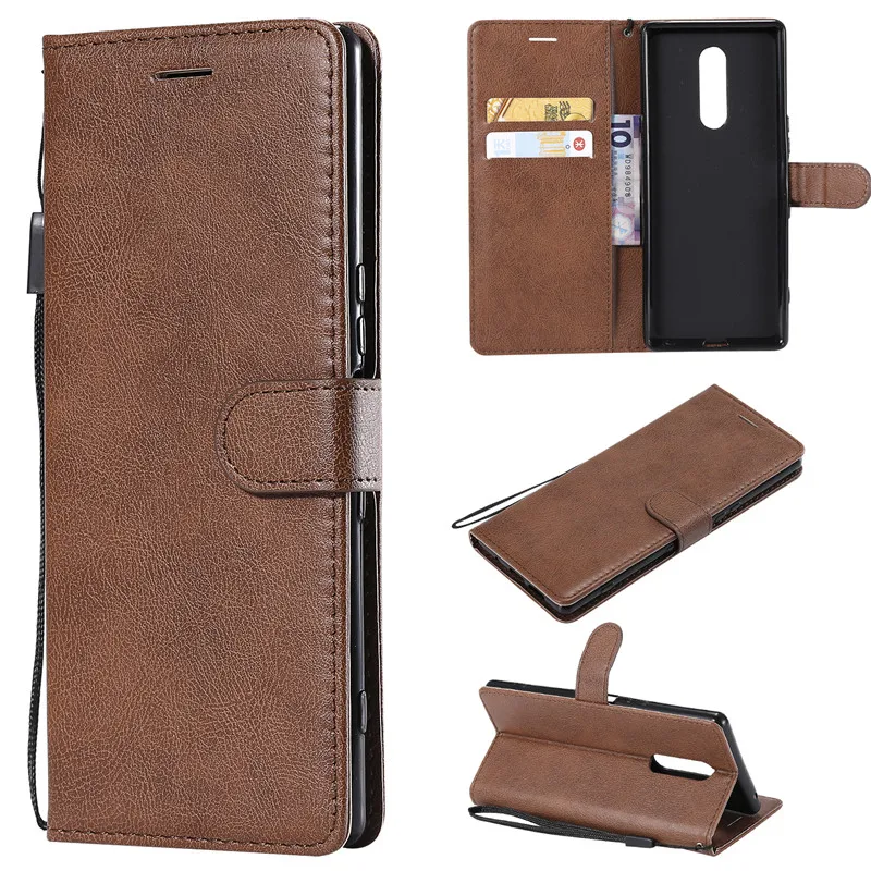 Wallet Leather Case For Sony Xperia XZ4 Case Flip Cover For Sony XZ4 Case PU Leather Magnetic Flip Mobile Phone Bag For Sony XZ4 (3)