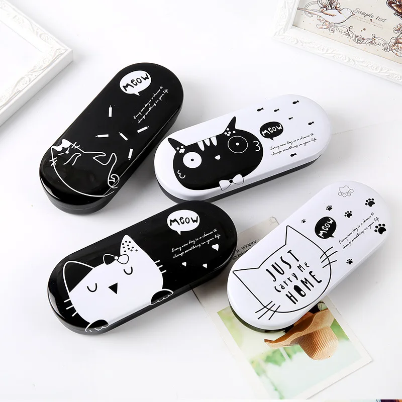 

Cartoon Cat Glasses Case Lovely High Quality Hard Glasses Case Cute Eyeglass Sunglasses Protector Box Girls Spectacle Case