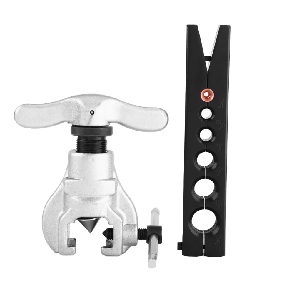 

Professional Metal Tube Pipe Flaring Tool Kit 1/4",5/16",3/8",1/2",5/8",3/4"Durable Local Quick Shipping
