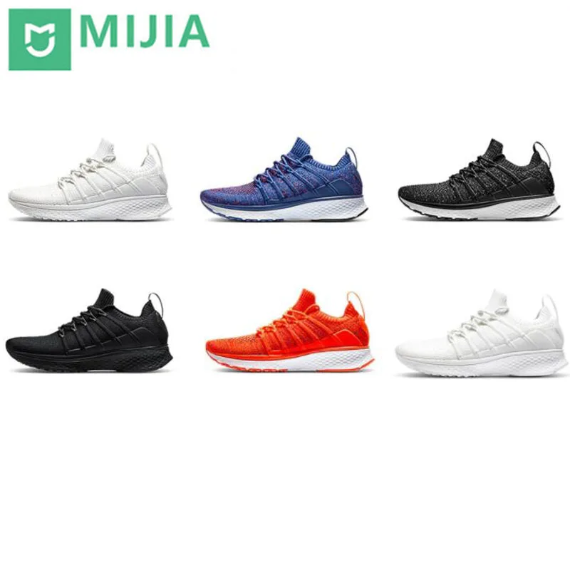 

Xiaomi Origianl Mijia smart Sports 2 Uni-Mould Techinique New Fishbone Lock System Elastic Knitting Vamp for Women Drop shipping