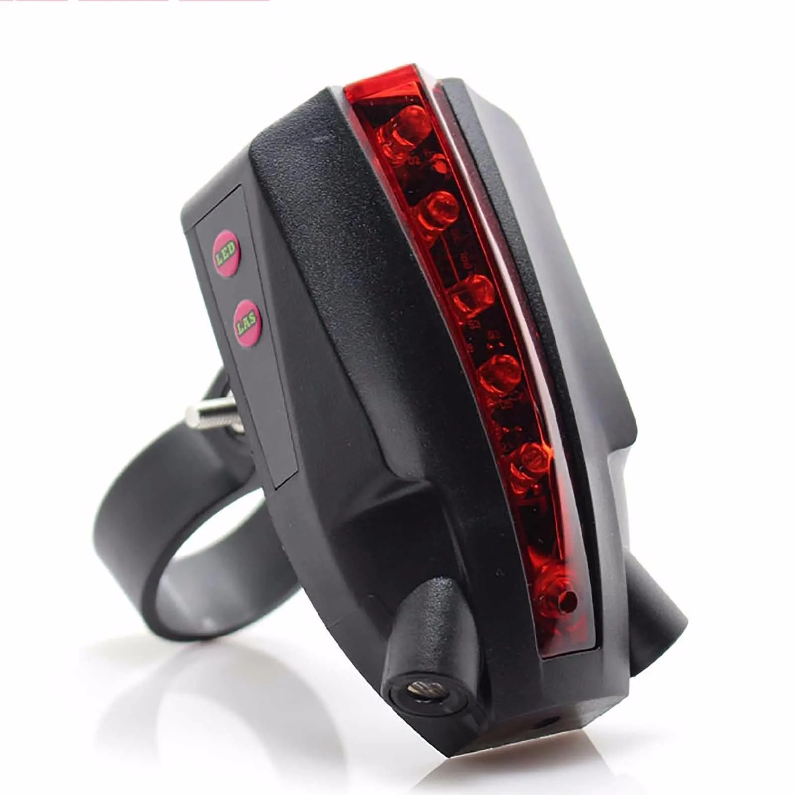 5 LED 2 Laser Beams Intelligent Bike Logo Safety Rear Tail Light 5 LED 2 Laser Beams Intelligent Bike Logo Safety Rear Tail Light