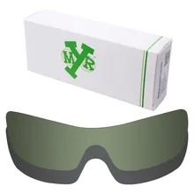 2 шт. Mryok поляризованные Сменные линзы против царапин для солнцезащитных очков Окли Batwolf линзы Стелс черный и серый зеленый