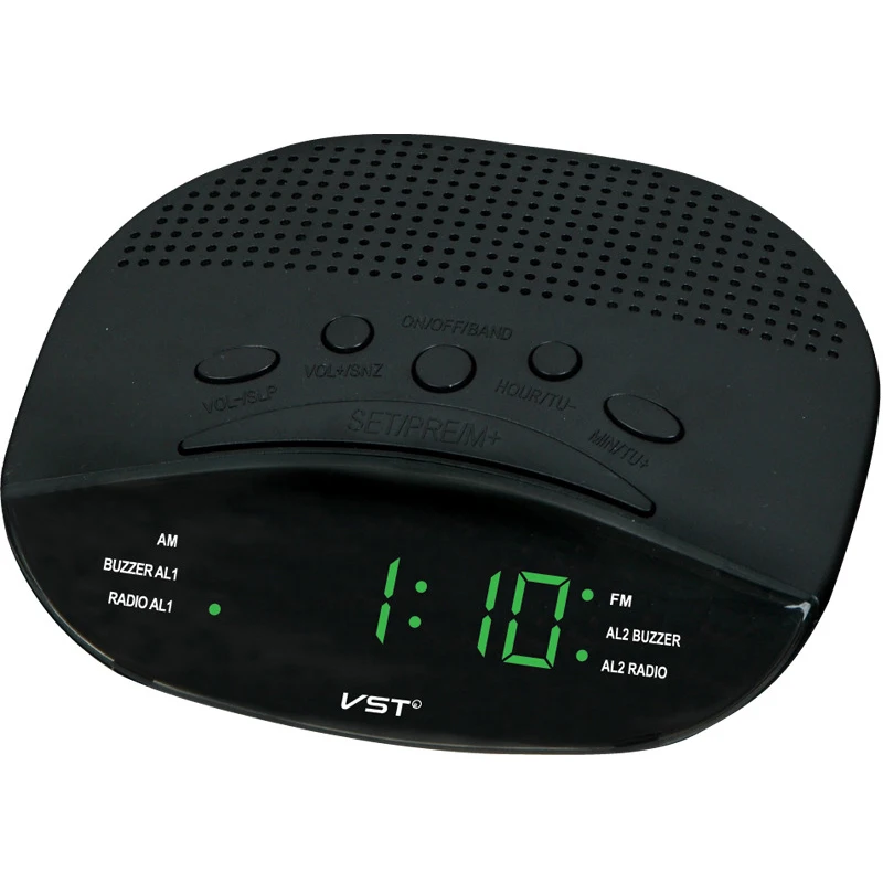 

LED Alarm Clock AM FM Radio with Dual Alarm Buzzer Snooze Sleep Function Time Framework Desktop Clock Electronic table clocks