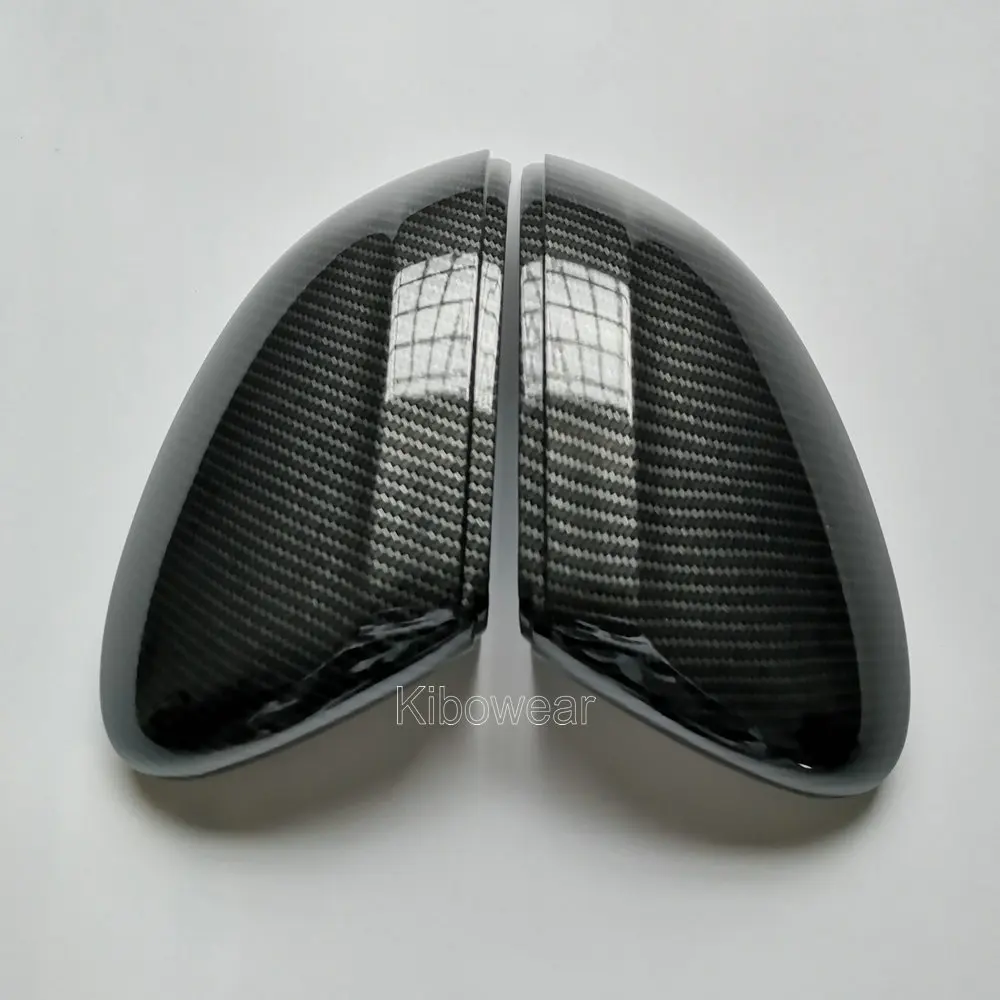 Suitable for Volkswagen Passat B8 Magotan Arteon Passat Rearview Mirror Housing Cover Carbon Fiber Pattern Watermark Replacement