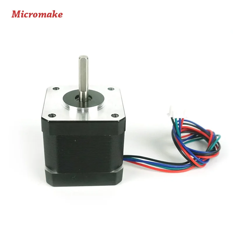 Micromake 3d принтер Запчасти 3 шт. 42 шаговые двигатели 1 48 шаговый двигатель 12 В 1.7A Для
