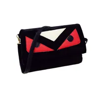 2016 berühmte Designer Monsterauge Umschlag Clutch Bag Kleine Fur Schultertasche Luxus Handtaschen Frauen Velet Crossbody Messenger Bags