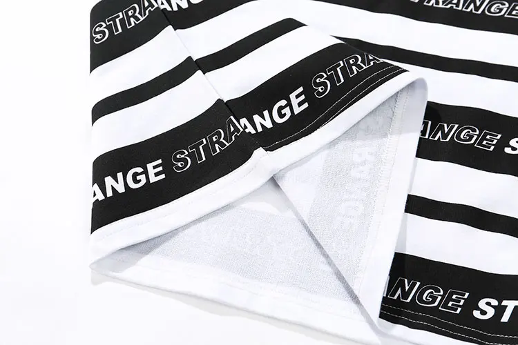 Striped Full Letter TShirts 6