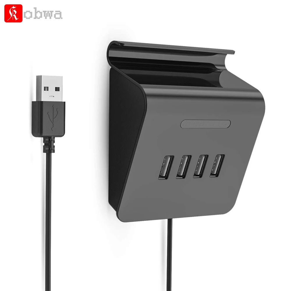 KOBWA 4-портовый USB 3 0 концентратор данных адаптер FPS игровой контроллер клавиатура и
