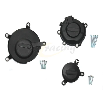 

Motorcycle Black Engine Cover Protection Case Set Kit For SUZUKI GSXR600 GSXR750 2006-2015 06 07 08 09 10 11 12 13 14 15
