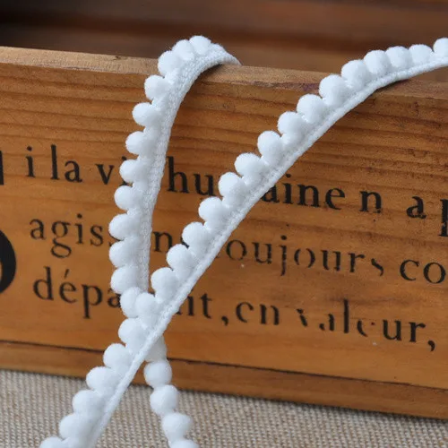 Off White Cotton lace trim , Balls lace fabric, Clothing lace trim