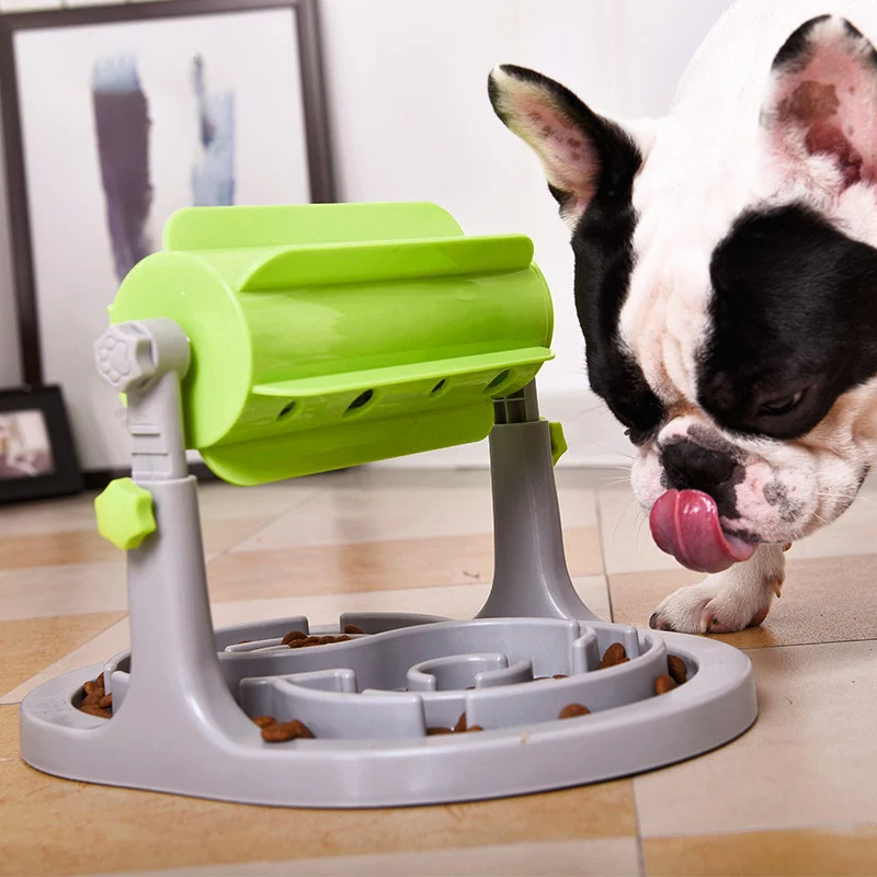Pet Dog Foods Bowl Interactive Dispenser Slow Feeder Toys Dog Food