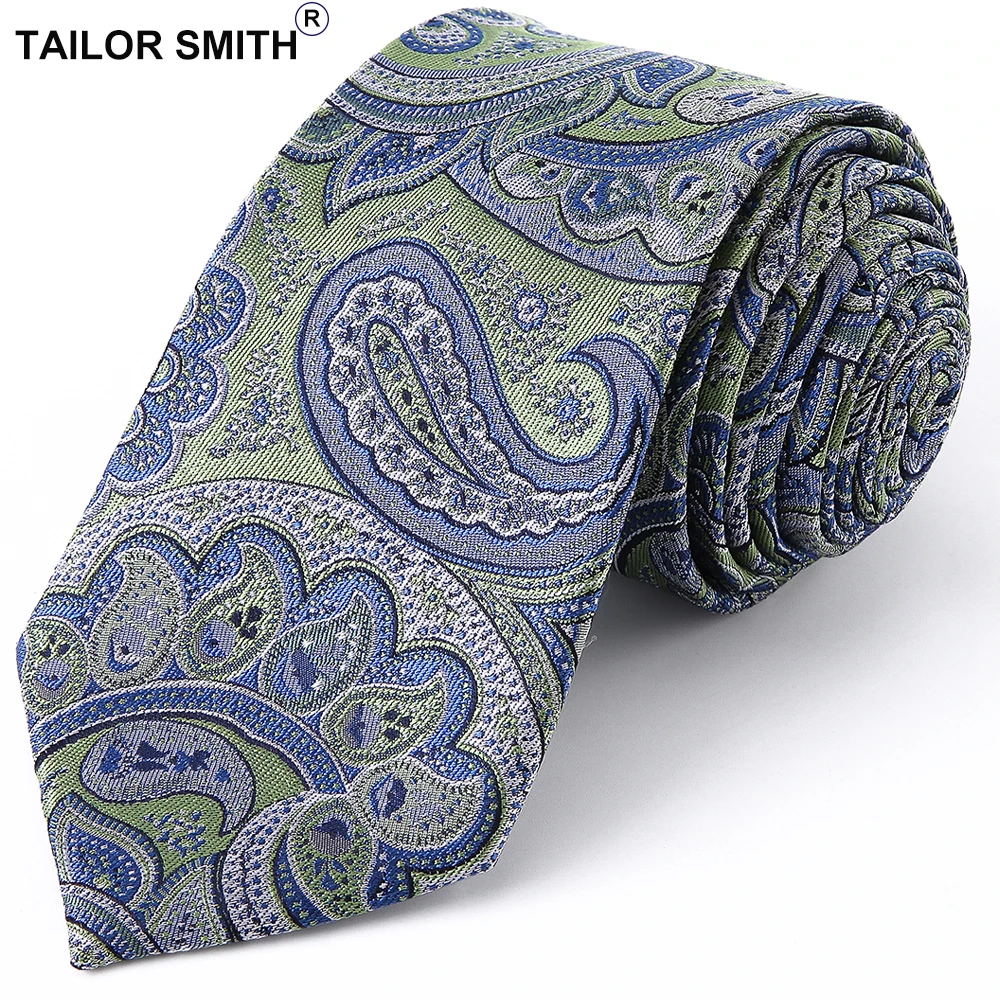 Tailor Smith Luxury Men's Neckwear Accessory 100 Silk Woven Jacquard