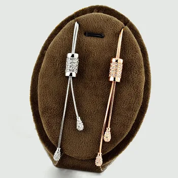 

High Quality Fashion Rhinestone Water Drop Long Chain Necklace for Women/Girls Jewelry