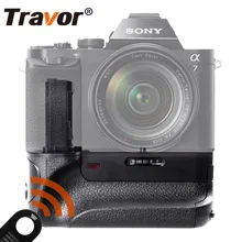 Big discount Travor vertical battery grip for Sony A7 A7R A7S Mirrorless Camera with IR function work with NP-FW50 battery as VG-C1EM