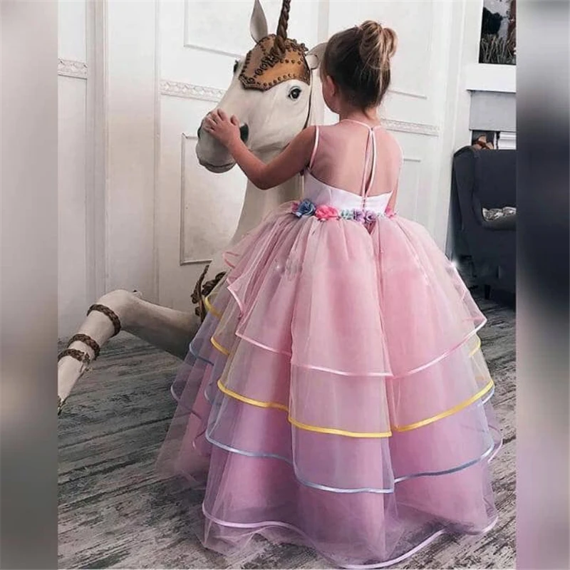 unicorn gown for 7 years old