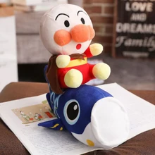 1 шт. милые японские аниме anpanman плюшевые куклы с рисунком Супермена, пекарни мягкие игрушки для детей куклы бактерии baikinman кукла подарок на день рождения