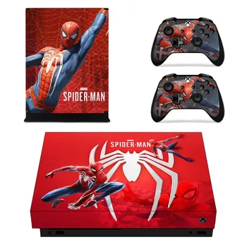 

Spiderman Spider Man Venom Faceplates Skin Console & Controller Decal Stickers for Xbox One X Console + Controller Skin Sticker