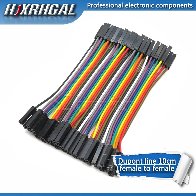 Dupont line 120 шт 10 см папа + мама и женщина перемычка провод кабель для Arduino diy kit