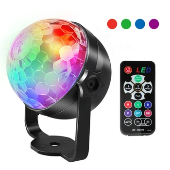 

Hengfuntong-elec Party Lights,Disco Light Disco Ball LED RGB Strobe Lights with Remote Control for Bar Club Party DJ Karaoke Wed