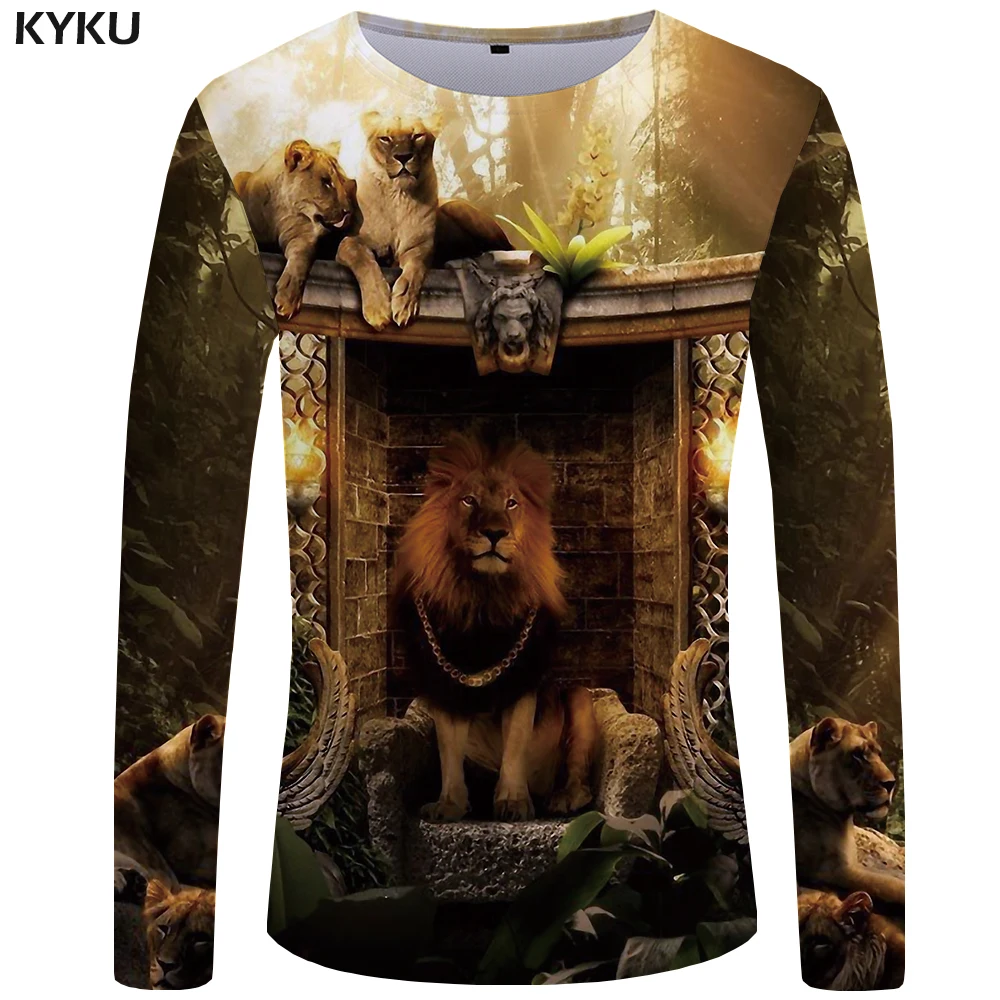 KYKU Dragon Футболка мужская футболка с длинным рукавом цветная уличная одежда готическая одежда футболка с аниме-принтом хип-хоп забавная футболка s