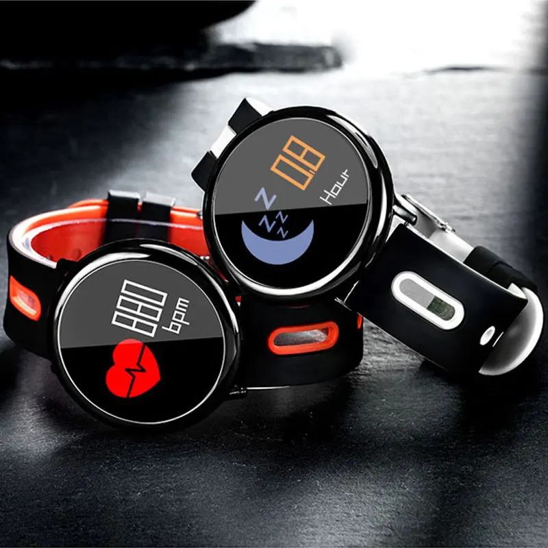 

2019 New Bluetooth Male Relogio Heart Rate Smart Watch Men Waterproof Women Watches Smart Monitoring Sports Watch Android IOS