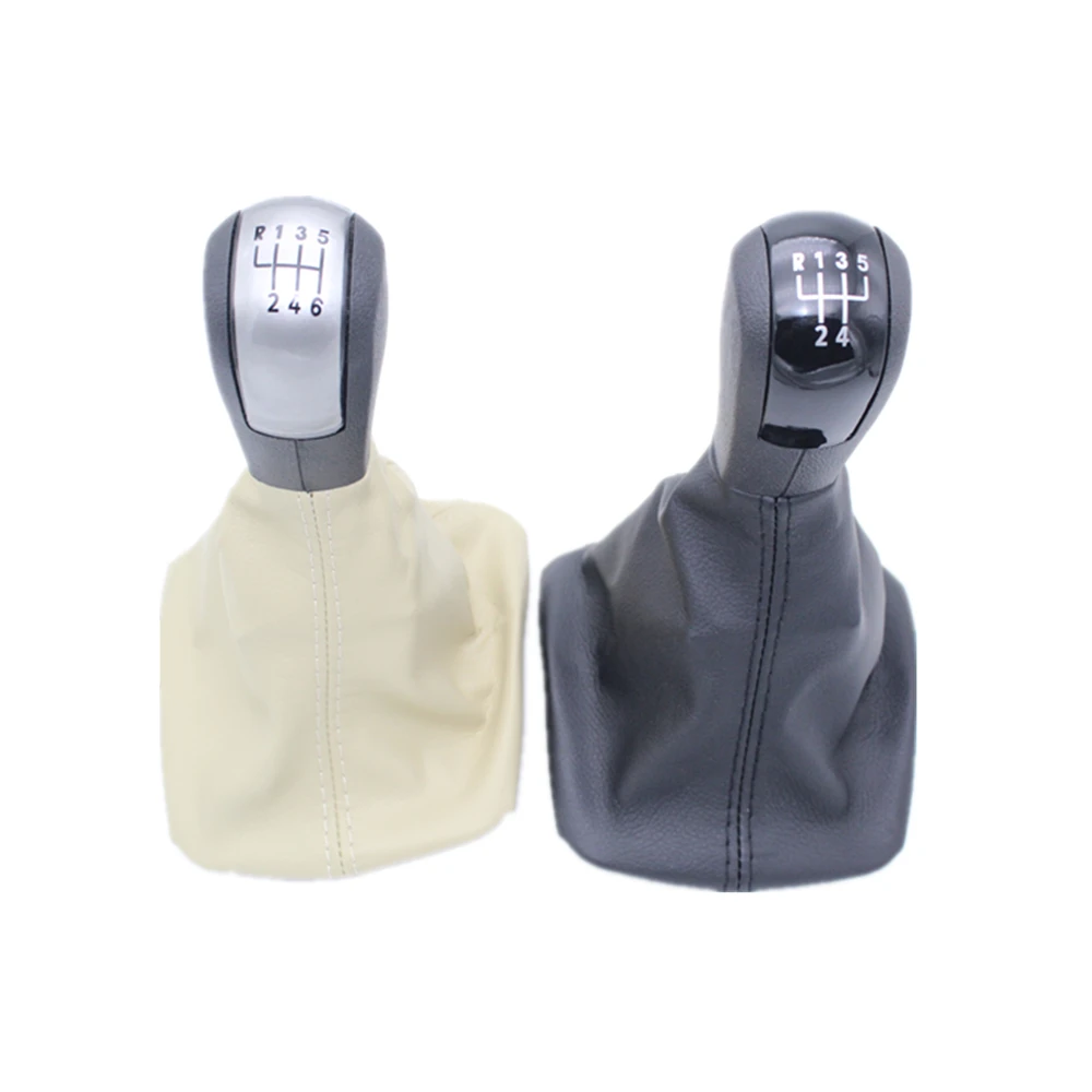 

5 / 6 Speed Gear Stick Shift Knob With Leather Boot For Skoda Octavia A5 A6 1Z5 Facelift Sedan & Combi 2009 2010 2011 2012 2013