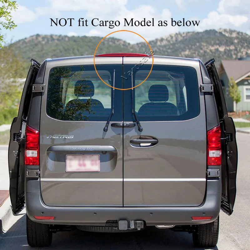 Vardsafe VS381 rear view Camera installation for Mercedes Benz Vito Metris Valente Viano