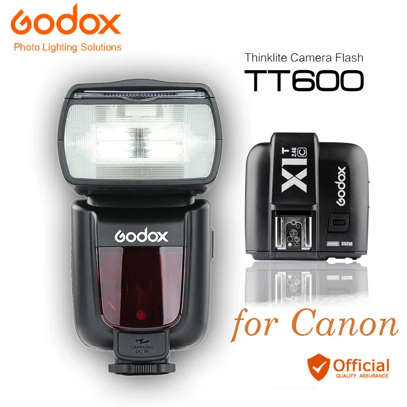 

Godox TT600 2.4G Wireless Camera Flashes Speedlites With X1T-C Transmitter Trigger for Canon EOS 550D 600D 700D 70D 6D Speedlite