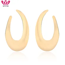 Большая Золотая Геометрическая круглая серьга для женщин эффектная необычная преувеличенная Серьга для женщин Новая мода ювелирные изделия подарок на выпускной