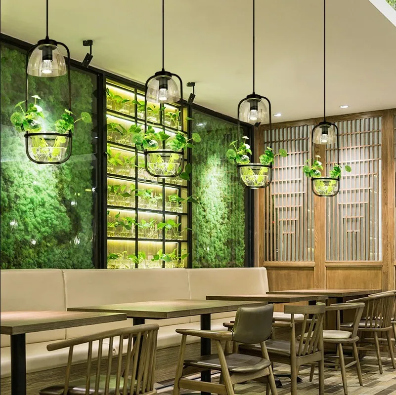 Günstige Landschaft Stil Anlage Anhänger Licht Industrielle Antique Schmiedeeisen Beleuchtung Dekorative Küche Restaurant Hotel Decke Lampe