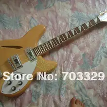 Фирменная Новинка натурального дерева Рик электрогитары backer с Bigsby R тремоло