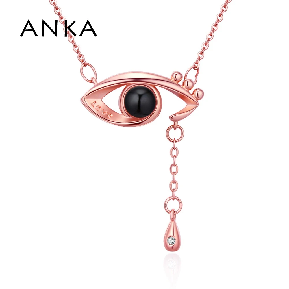 

2018 ANKA new arrive projection 100 languages I love you Charm pendant necklace for women choker lover gift #133426