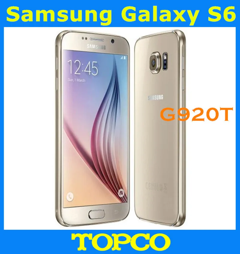 Цена за Samsung Galaxy S6 G920T Оригинальный Разблокирована 4 Г GSM Android Мобильный Телефон Окта Ядро 5.1 "RAM 3 ГБ ROM 32 ГБ 16MP Dropshipping Цена за Samsung Galaxy S6 G920T Оригинальный Разблокирована 4 Г GSM Android Мобильный Телефон Окта Ядро 5.1 "RAM 3 ГБ ROM 32 ГБ 16MP Dropshipping