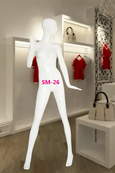 Новое поступление блестящий белый женский манекен для всего тела женский манекен профессиональный производитель в Китае