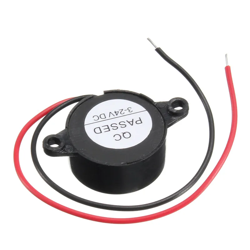 

Car 95DB Electronic Buzzer Continuous Alarm Sound Beeper DC 3-24V Beep Black Piezo Piezoelectric Car Accessories Dropshipping