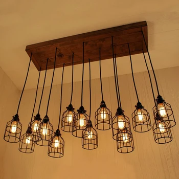 

Modern Loft Retro Pendant Lights Industrial Vintage Lamp Fixture Modern Indoor Balcony Bedside Wall Lamps Indoor Lighting Decor