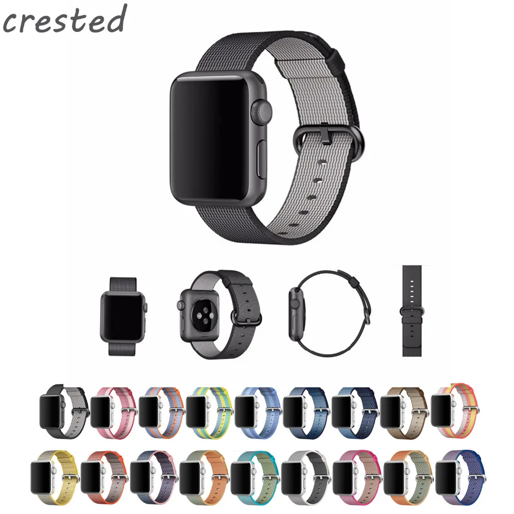 Woven nylon strap watchband for apple watch band 42mm/38 Bracelet Sports wrist band for iwatch series 1/2/3 apple-bands-series- : image Woven nylon strap watchband for apple watch band 42mm/38 Bracelet Sports wrist band for iwatch series 1/2/3 apple-bands-series-
